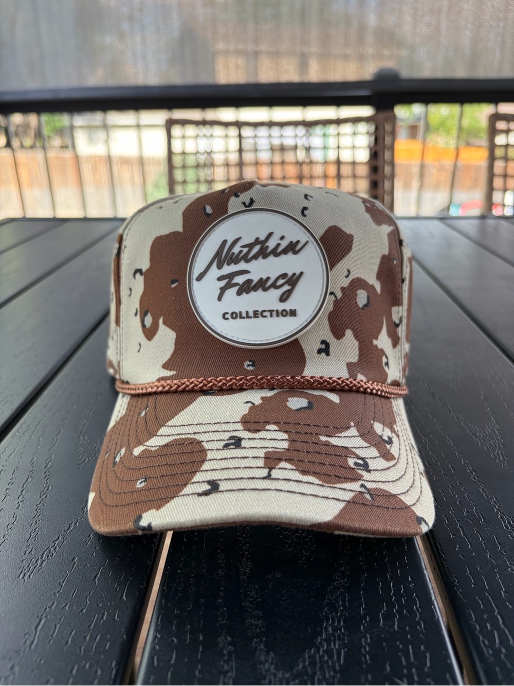 Nuthin fancy Brown Camo Trucker Hat - Men